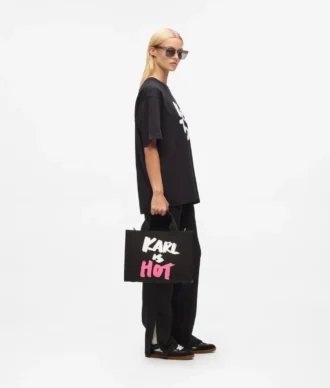 Esclusiva borsa tote media “Karl is hot” Esclusiva borsa tote media “Karl is hot”