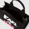 Esclusiva borsa tote media “Karl is hot”