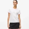 Esclusiva T-shirt con logo in strass Esclusiva T-shirt con logo in strass