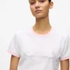 Esclusiva T-shirt con logo in strass Esclusiva T-shirt con logo in strass