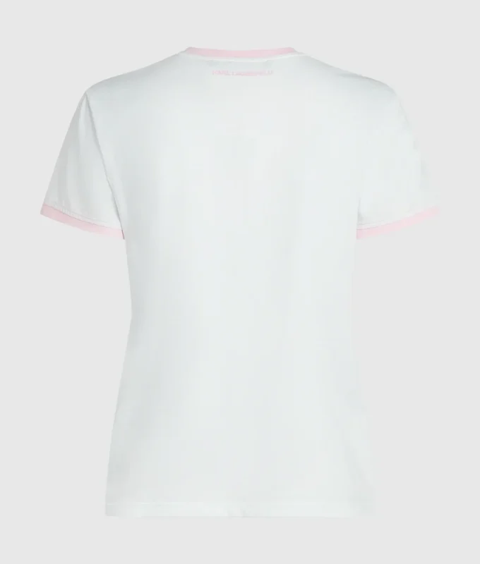 Esclusiva T-shirt con logo in strass Esclusiva T-shirt con logo in strass