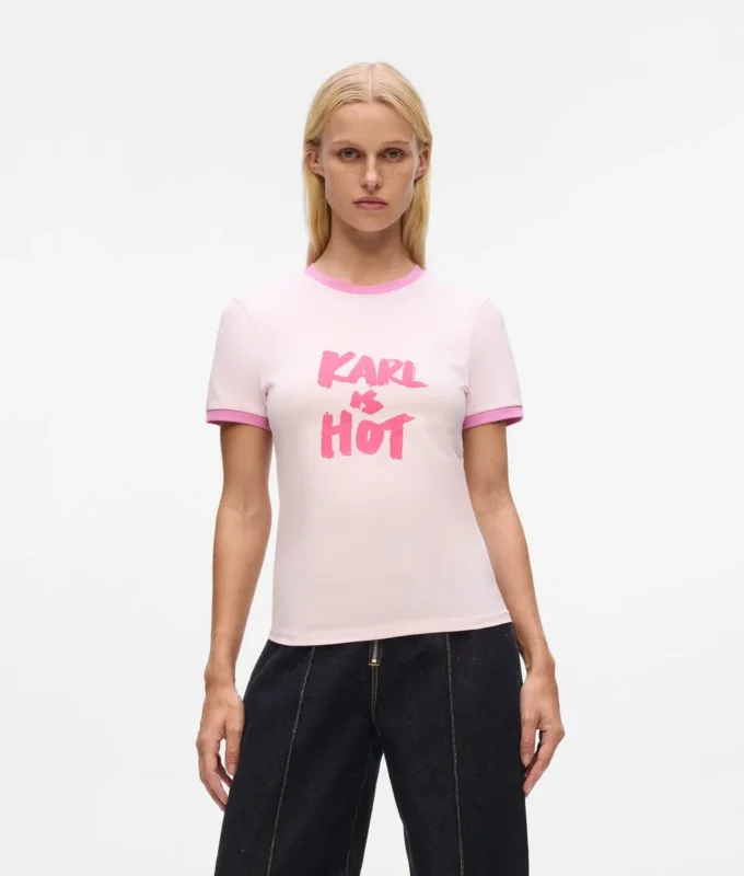 Esclusiva T-shirt “Karl is hot”