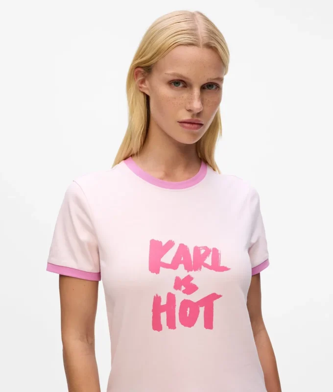 Esclusiva T-shirt “Karl is hot”