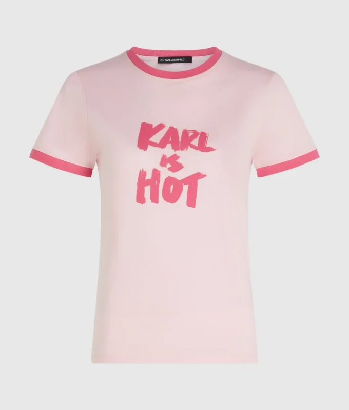 Esclusiva T-shirt “Karl is hot”