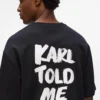 Esclusiva T-shirt morbida “Karl told me” Esclusiva T-shirt morbida “Karl told me”