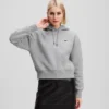 FELPA CON CAPPUCCIO CORTA IKON PATCH FELPA CON CAPPUCCIO CORTA IKON PATCH