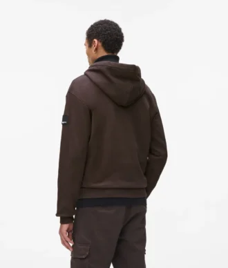 Felpa con cappuccio e zip