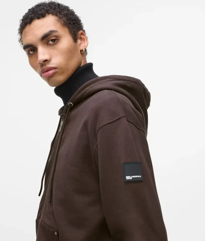 Felpa con cappuccio e zip Felpa con cappuccio e zip