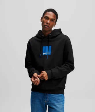 FELPA CON CAPPUCCIO KLJ BOX LOGO