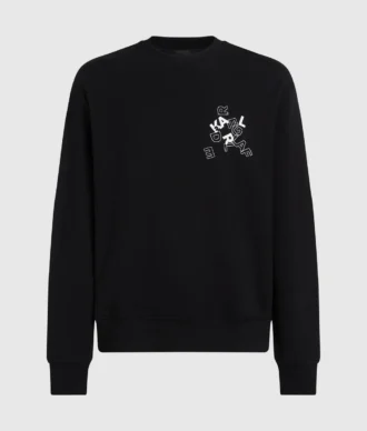 Felpa con lettere del logo