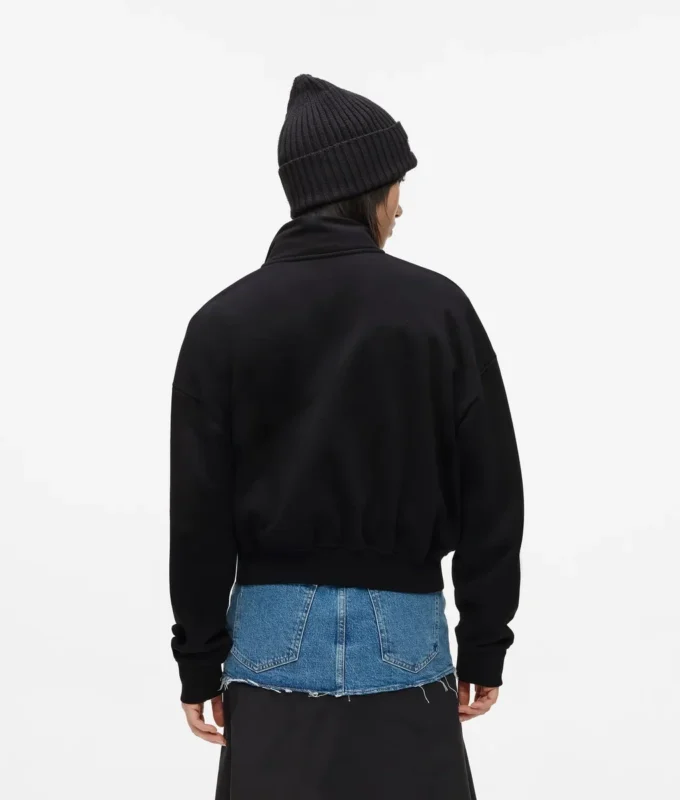 Felpa con mezza zip Felpa con mezza zip