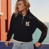 FELPA CON MEZZA ZIP DISNEY X KL FELPA CON MEZZA ZIP DISNEY X KL