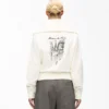 Felpa con mezza zip Paris Sketch Felpa con mezza zip Paris Sketch