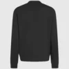 Felpa con patch monogramma