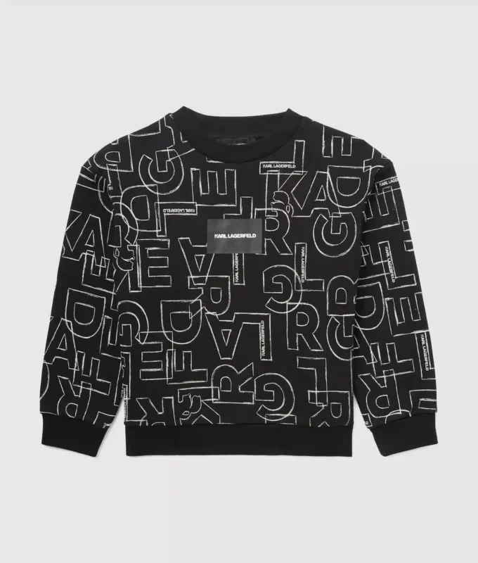 Felpa con stampa all-over da bambino Felpa con stampa all-over da bambino