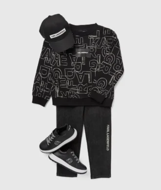 Felpa con stampa all-over da bambino