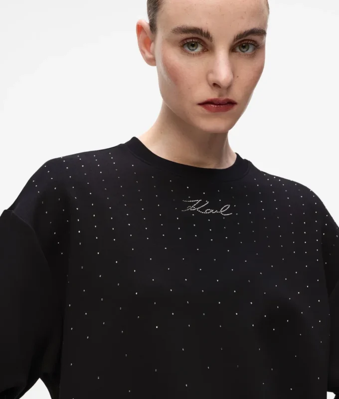 Felpa con strass