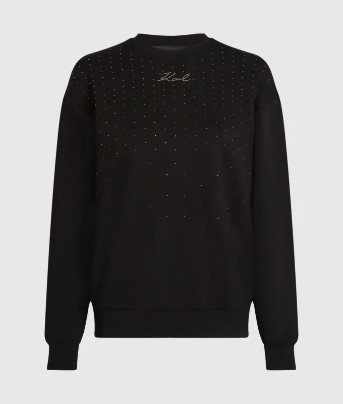 Felpa con strass