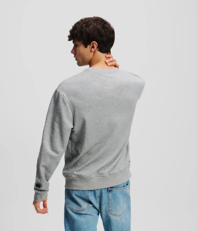 FELPA IKON DENIM CON TASCA FELPA IKON DENIM CON TASCA