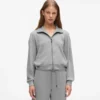 Felpa lounge con zip iconica