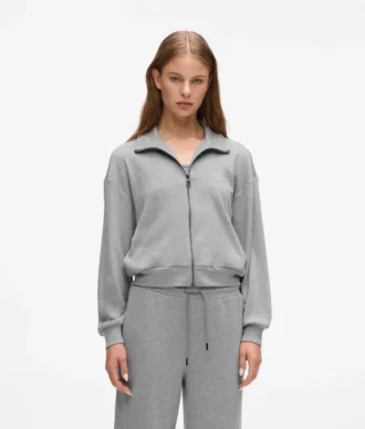 Felpa lounge con zip iconica