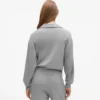 Felpa lounge con zip iconica