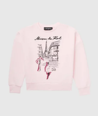 Felpa Maison de Karl da bambina