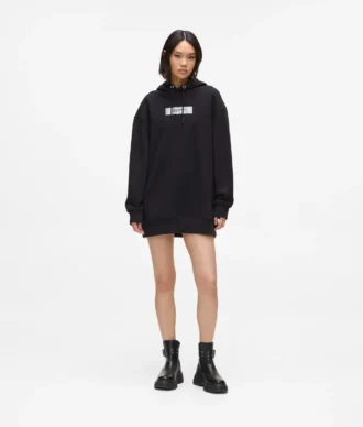 Felpa oversize con cappuccio