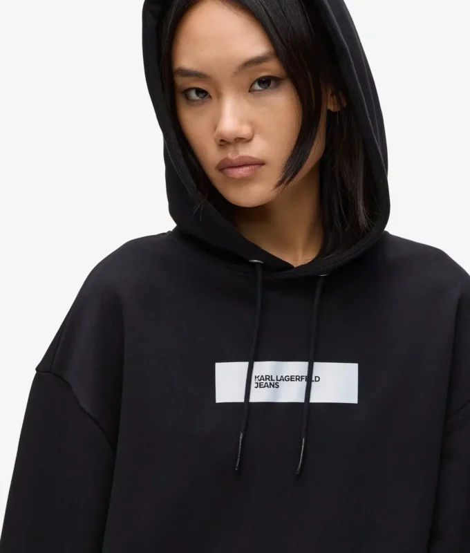 Felpa oversize con cappuccio Felpa oversize con cappuccio