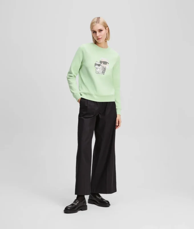 FELPA RHINESTONE IKON KARL & CHOUPETTE FELPA RHINESTONE IKON KARL & CHOUPETTE