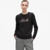 Felpa Signature con paillettes Felpa Signature con paillettes