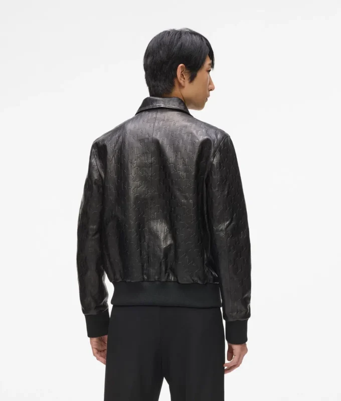 Giacca blouson in pelle