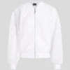 GIACCA BOMBER CON RICAMI ORCHIDEA GIACCA BOMBER CON RICAMI ORCHIDEA