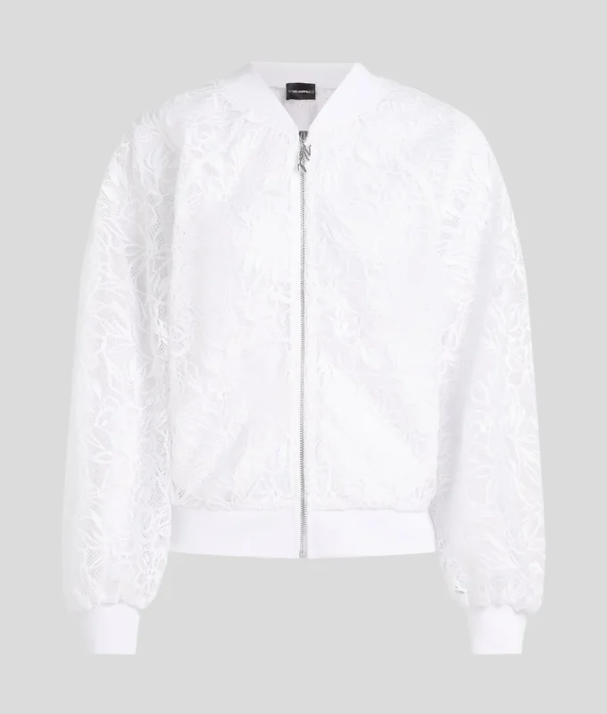 GIACCA BOMBER CON RICAMI ORCHIDEA GIACCA BOMBER CON RICAMI ORCHIDEA