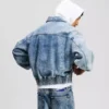 GIACCA BOMBER IN DENIM GIACCA BOMBER IN DENIM