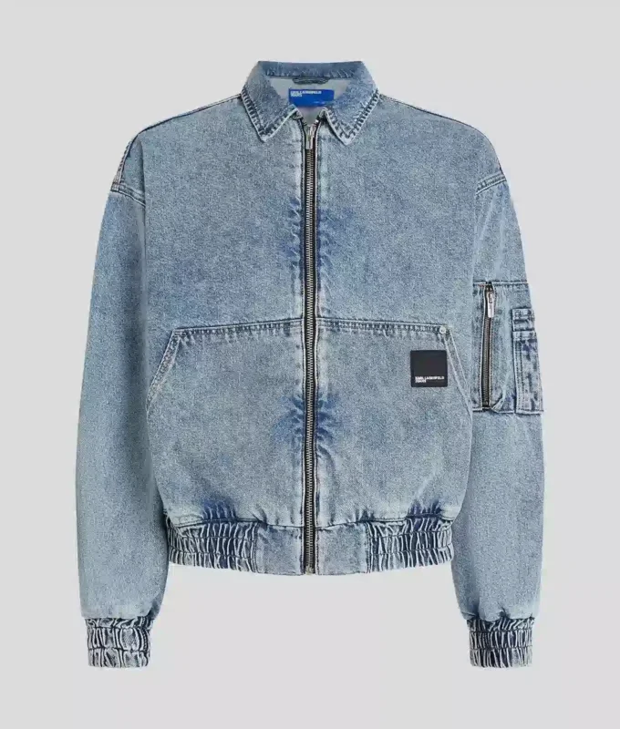 GIACCA BOMBER IN DENIM GIACCA BOMBER IN DENIM