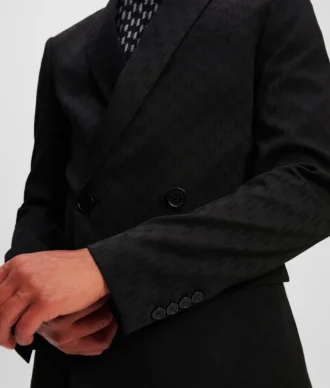 GIACCA DOPPIO PETTO MONOGRAM