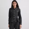 GIACCA IN DENIM CON CUCITURE A CONTRASTO GIACCA IN DENIM CON CUCITURE A CONTRASTO