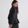 GIACCA IN DENIM CON CUCITURE A CONTRASTO GIACCA IN DENIM CON CUCITURE A CONTRASTO