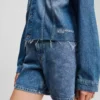 GIACCA IN DENIM CON FRANGE RELAXED