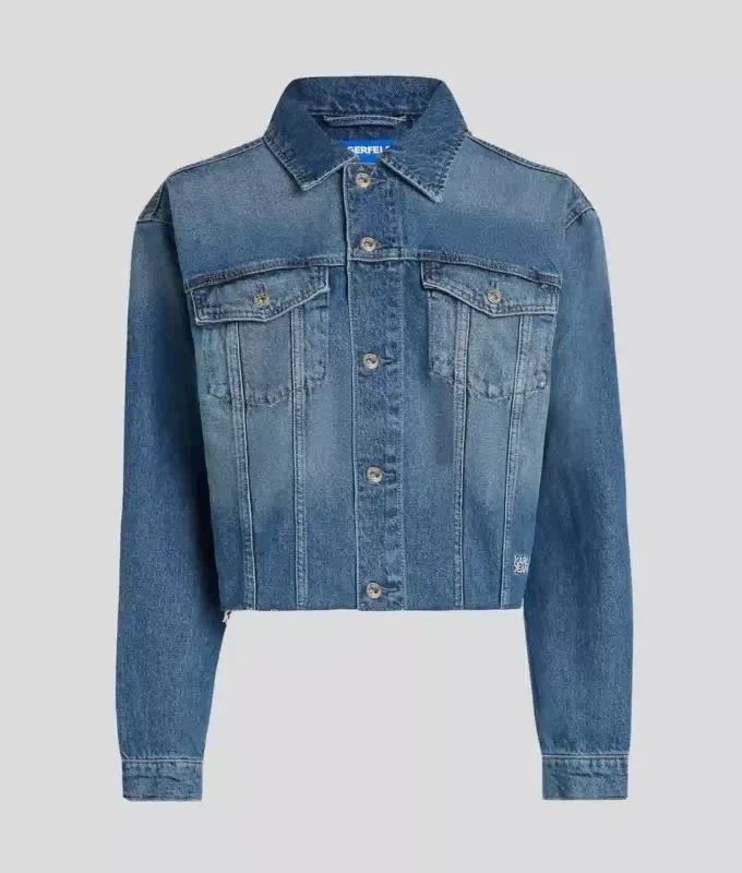 GIACCA IN DENIM CON FRANGE RELAXED