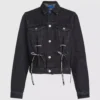 Giacca in denim con lacci