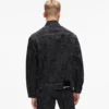 Giacca in denim con monogramma all-over Giacca in denim con monogramma all-over