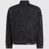 Giacca in denim con monogramma all-over Giacca in denim con monogramma all-over