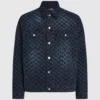 Giacca in denim con motivo Monogram all-over
