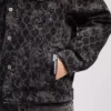 GIACCA IN DENIM CON STAMPA ALL-OVER GIACCA IN DENIM CON STAMPA ALL-OVER