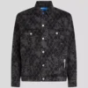 GIACCA IN DENIM CON STAMPA ALL-OVER GIACCA IN DENIM CON STAMPA ALL-OVER
