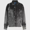 Giacca in denim sbiancato Giacca in denim sbiancato