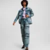 GIACCA IN DENIM UTILITY GIACCA IN DENIM UTILITY