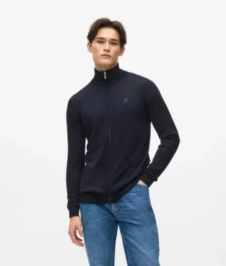Giacca in maglia con zip
